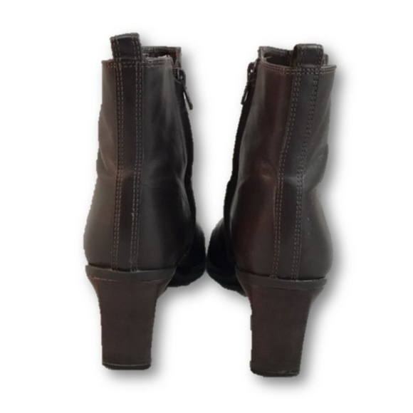 Antonio Melani brown leather booties size 8.5 - Picture 2 of 6